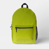 Stilvolle Fade Green Backpack Bedruckter Rucksack (Vorderseite)