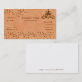 Stilvolle Fall Business Card Vorlage Visitenkarte (Vorne/Hinten)