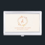 Stilvolle Fall Floral Watercolor Boho Beruflich  Visitenkarten Dose<br><div class="desc">Stilvolle Fall Floral Watercolor Boho Beruflich Business Card Fall</div>
