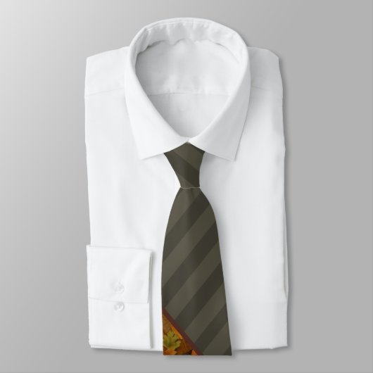 Stilvolle Fall Stripes Neck Tie Krawatte (Gebunden)