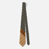 Stilvolle Fall Stripes Neck Tie Krawatte (Vorderseite)