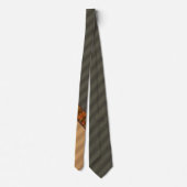 Stilvolle Fall Stripes Neck Tie Krawatte (Rückseite)