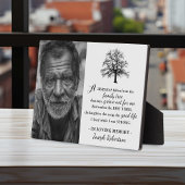 Stilvolle Familienbaum | Foto Keepake Memorial Fotoplatte