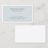 Stilvolle Farbe Moderne Elegante Beruflich Trendin Visitenkarte (Vorne/Hinten)