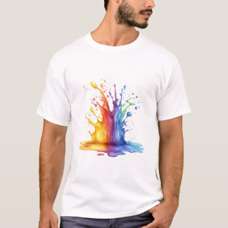 Stilvolle Farbe und farbenfrohe Geschenkgestaltung T-Shirt