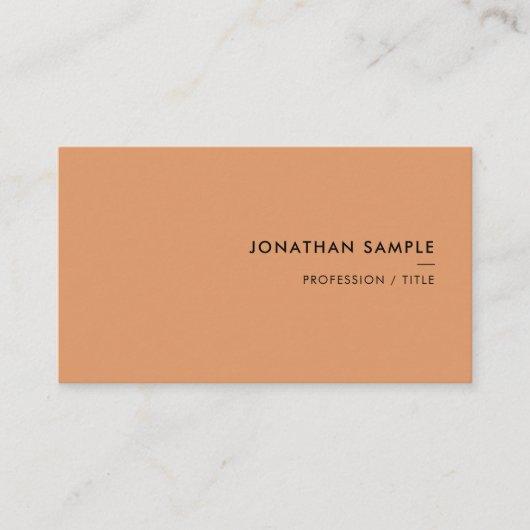 Stilvolle Farben für Ihren benutzerdefinierten Tex Visitenkarte (Vorderseite)