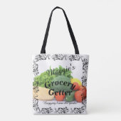 Stilvolle Farben, individuell anpassbar Lebensmitt Tasche (Rückseite)