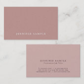 Stilvolle Farben Modernes Design Pearl Finish Luxu Visitenkarte (Vorne/Hinten)