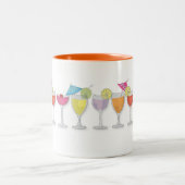 Stilvolle farbenfrohe Cocktail Drinks Einfach Whim Zweifarbige Tasse (Mittel)