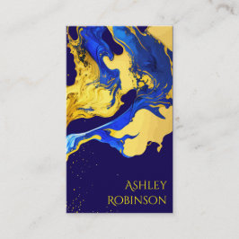 Stilvolle farbenfrohe Künstlermalerei Dekorator Visitenkarte