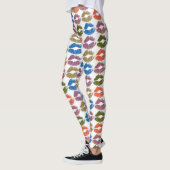 Stilvolle farbenfrohe Lippen #8 Leggings (Links)