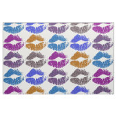 Stilvolle farbenfrohe Lippen #9 Stoff (Fat Quarter (45,7 x 55,9 cm))