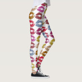 Stilvolle farbenfrohe Lips #11 Leggings (Rechts)