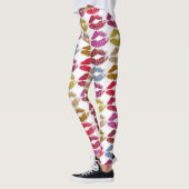Stilvolle farbenfrohe Lips #11 Leggings (Links)