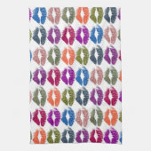 Stilvolle farbenfrohe Lips #13 Küchentuch (Vertikal)