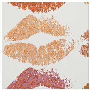Stilvolle farbenfrohe Lips #14 Stoff