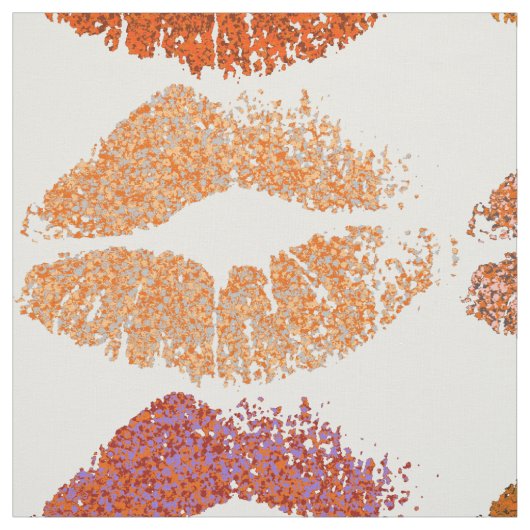 Stilvolle farbenfrohe Lips #14 Stoff (Muster)