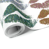 Stilvolle farbenfrohe Lips #15 Geschenkpapier (Rolleneckpunkt)