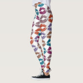 Stilvolle farbenfrohe Lips #20 Leggings (Links)