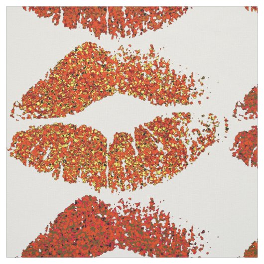 Stilvolle farbenfrohe Lips #21 Stoff (Muster)