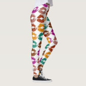 Stilvolle farbenfrohe Lips #22 Leggings (Rechts)