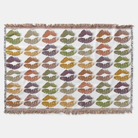 Stilvolle farbenfrohe Lips #25 Decke (Vorderseite)