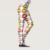 Stilvolle farbenfrohe Lips #26 Leggings (Rechts)