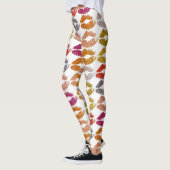 Stilvolle farbenfrohe Lips #26 Leggings (Links)