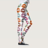 Stilvolle farbenfrohe Lips #27 Leggings (Rechts)