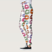 Stilvolle farbenfrohe Lips #27 Leggings (Links)