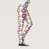 Stilvolle farbenfrohe Lips #28 Leggings (Rechts)