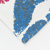 Stilvolle farbenfrohe Lips #30 Fleecedecke (Ecke)