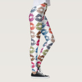 Stilvolle farbenfrohe Lips #30 Leggings (Rechts)