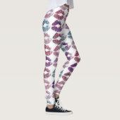 Stilvolle farbenfrohe Lips #31 Leggings (Rechts)