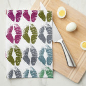 Stilvolle farbenfrohe Lips #34 Handtuch (Viertel Falte)