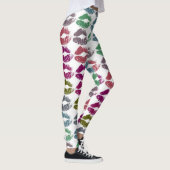 Stilvolle farbenfrohe Lips #34 Leggings (Rechts)