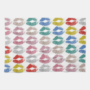 Stilvolle farbenfrohe Lips #36 Küchentuch