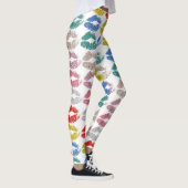 Stilvolle farbenfrohe Lips #36 Leggings (Rechts)