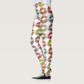 Stilvolle farbenfrohe Lips #38 Leggings (Links)