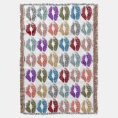 Stilvolle farbenfrohe Lips #39 Decke (Vorderseite Vertikal)