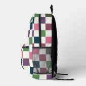 Stilvolle farbenfrohe Monogram-Initialen Bedruckter Rucksack (Rechts)