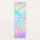 Stilvolle farbenfrohe Regenbogen-Gefärbte Krawatte Yogamatte (Vorderseite)