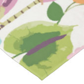 Stilvolle farbenfrohe Sommer-Tropenblumenmuster Tischdecke (Schrägansicht)