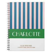 Stilvolle farbenfrohe Streifen Personalisiert Mit 