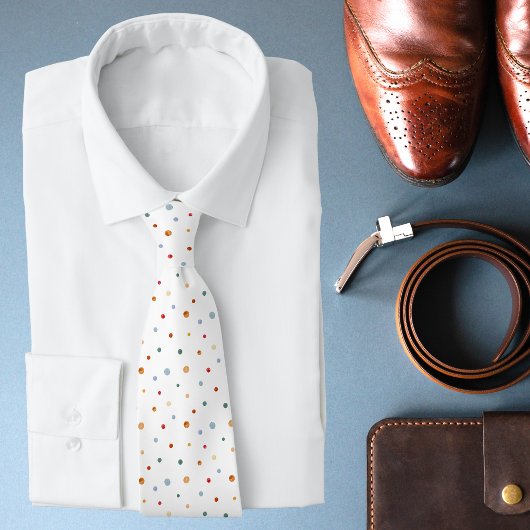 Stilvolle Farbenpracht Polka Dot Muster Krawatte