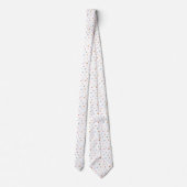 Stilvolle Farbenpracht Polka Dot Muster Krawatte (Rückseite)