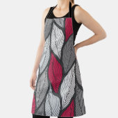 Stilvolle farbige Blätter - nahtlose Muster Schürze (InSitu)