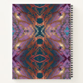 Stilvolle Farbmonogramm Notizblock (Rückseite)