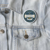 Stilvolle Father's Day Watch - Retro Abzeichen Des Button (Beispiel)