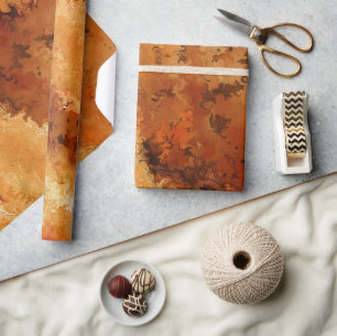 Stilvolle Faux-Wurzel-Walnuss  Geschenkpapier